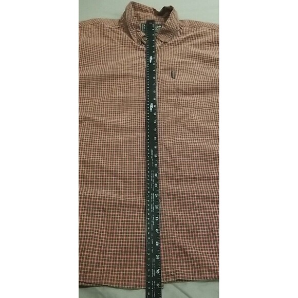 Abercrombie & Fitch Red Checkered Casual Button Down Shirt - Picture 8 of 11